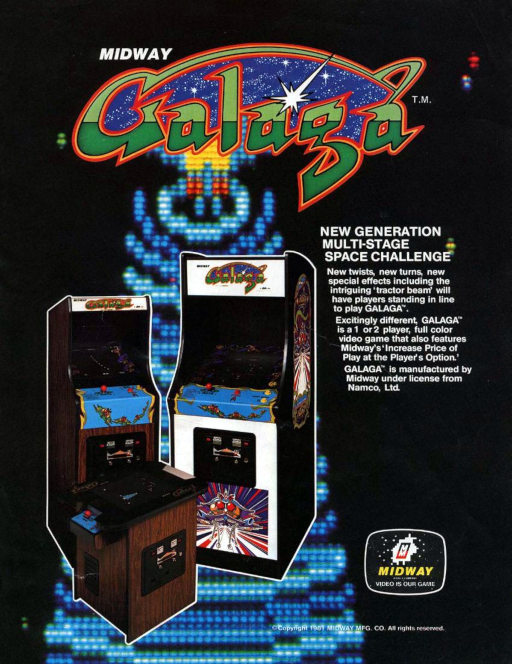 Galaga (Namco rev. B) Game Cover